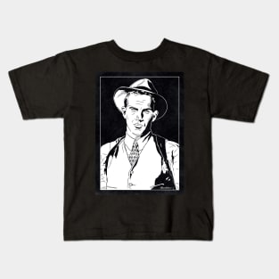 ELIOT NESS - The Untouchables (Black and White) Kids T-Shirt